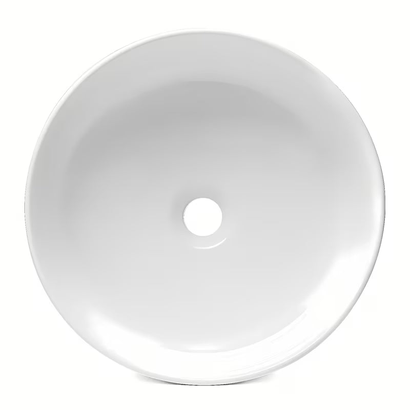 Bijeli umivaonik na ploču Triomini Slim 40x40 cm od tanke keramike s blago valovitim rubovima