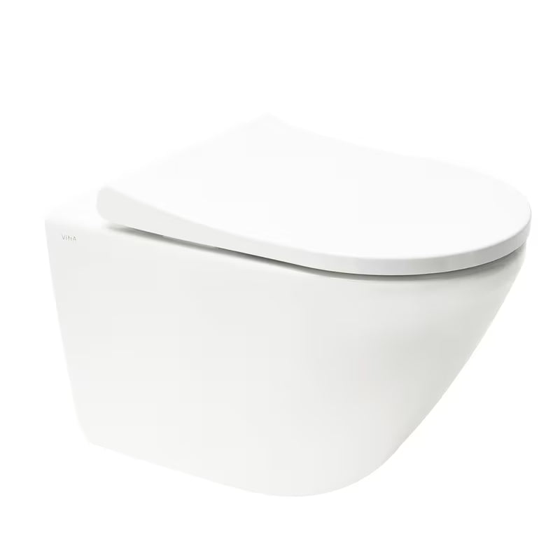 Viseća WC Školjka vitra Integra u bijeloj boji s Rim-Ex bez sustava za ispiranje i sjedalom soft Close.