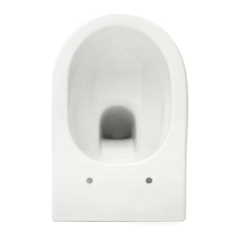 Bijeli viseća WC školjka vitra Integra bez sustava za ispiranje s tehnologijom Rim-Ex i sjedalom soft Close.