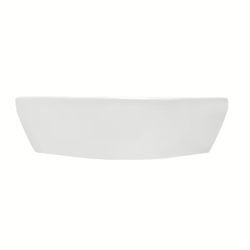 Bijeli kutne mali umivaonik vitra Integra 56x40 cm s preljevom i otvorom pro za slavinu u sredini