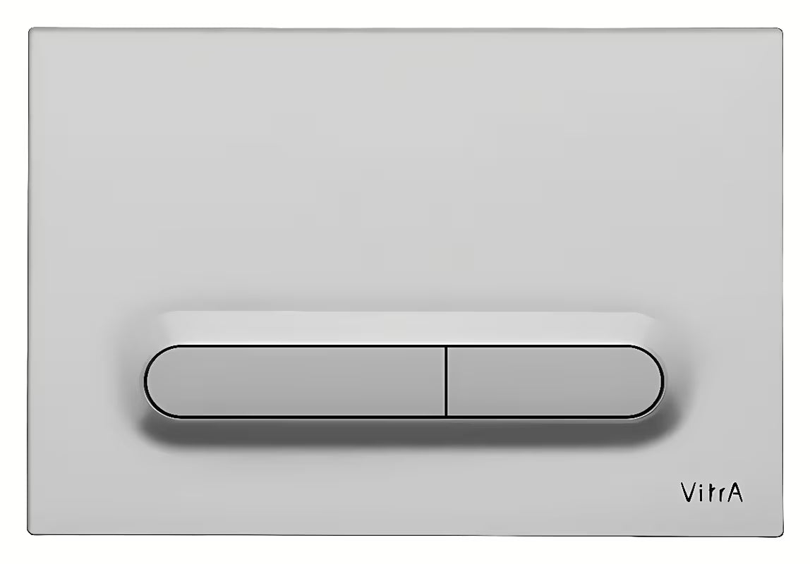 Tipka za ispiranje tipka za aktiviranje vitra Loop T u mat krom izvedbi s ovalnim tipkama