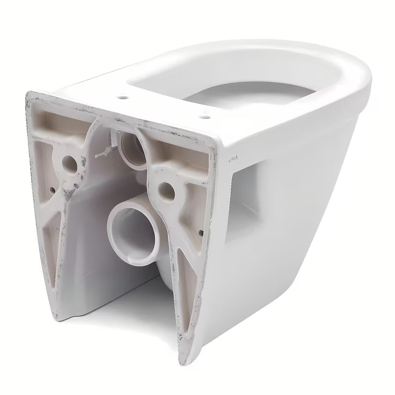 Bijeli viseća WC školjka vitra S50 s vidljivim bočnim pričvršćenjem