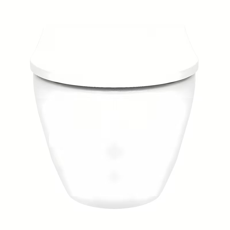 Vitra S60 viseća WC školjka u bijeloj boji bez sustava za ispiranje s wc daskom soft Close i skrivenim pričvršćenjem.