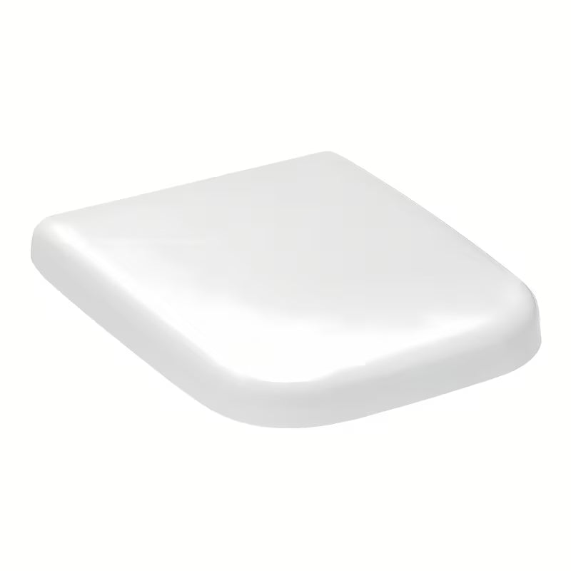 Bijela WC daska Vitra Shift od duroplasta s soft Close i metalnim šarkama sa skrivenim pričvršćenjem.