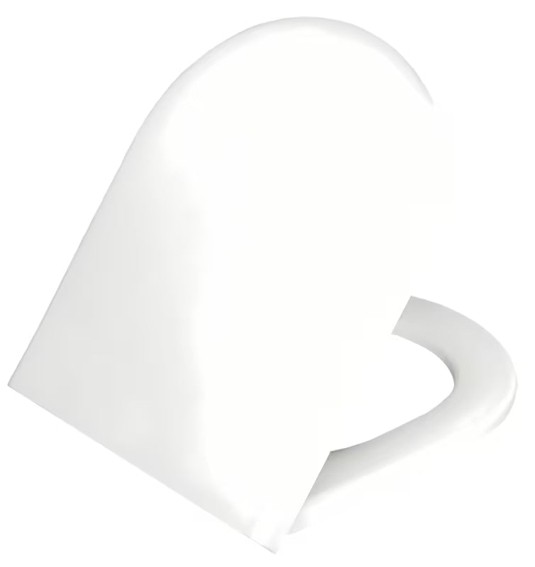 Bijela WC daska Vitra od duroplasta s metalnim šarkama i skrivenim pričvršćenjem