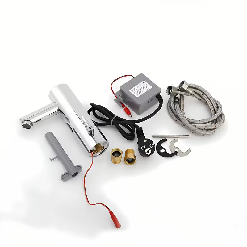 Kromirana beskontaktna senzorska miješalica za umivaonik Weltservis Donner AutoFlow 01 s infracrvenim aktiviranjem