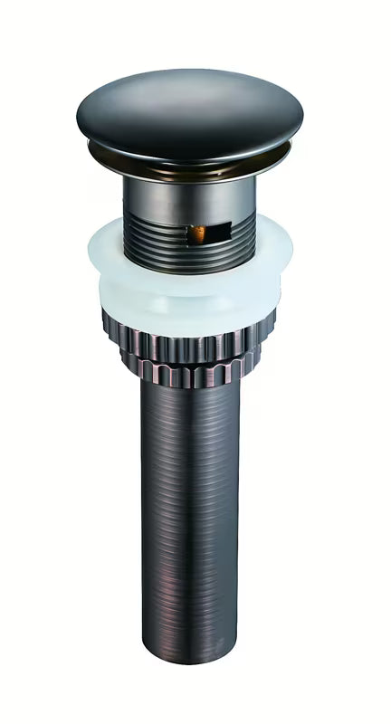 Odvod za umivaonik WF Industrial clic clac s preljevom u završnoj obradi uljem trljana bronca.