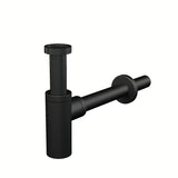 Alca dizajnerski sifon za umivaonik DN32 u crnoj mat obradi pro odvod Ø32 mm.