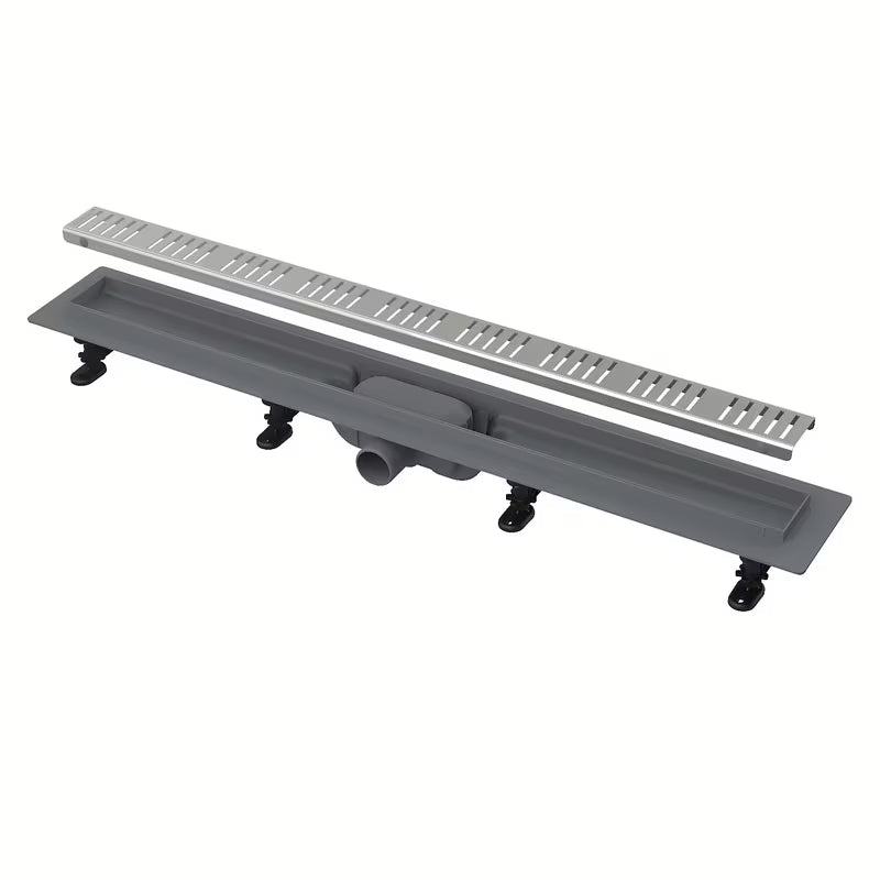 Tuš kanalica Alca APZ10 s rešetkom 75 cm u mat izvedbi pro za tuš u razini poda.