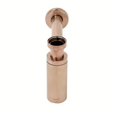 Alca Individual sifon za umivaonik DN32 u izvedbi rose gold mat s metalnom rozetom