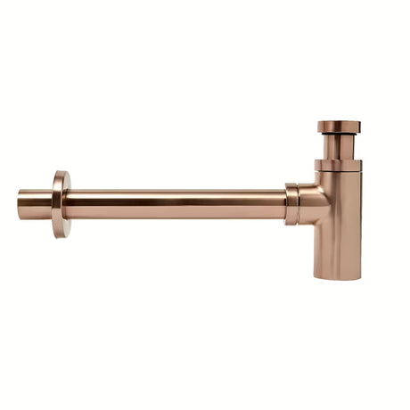 Alca Individual sifon za umivaonik DN32 u izvedbi rose gold mat s metalnom rozetom