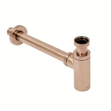 Alca Individual sifon za umivaonik DN32 u izvedbi rose gold mat s metalnom rozetom