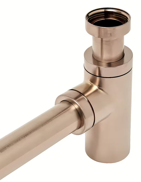 Alca Individual sifon za umivaonik DN32 u izvedbi rose gold mat s metalnom rozetom