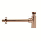 Alca Individual sifon za umivaonik DN32 u izvedbi rose gold mat s metalnom rozetom