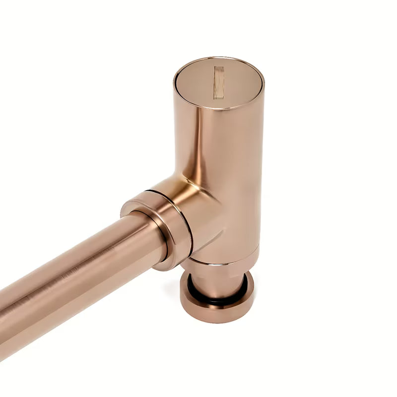 Alca Individual sifon za umivaonik DN32 u izvedbi rose gold mat s metalnom rozetom