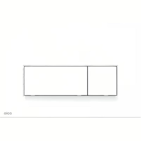 Bijele tipka za aktiviranje Alca pro predzidni instalacijski sustavi i WC školjke vodokotlići pro za ugradnju u zid