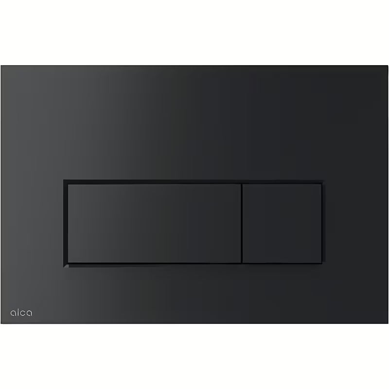 Tipka za Aktiviranje Alca u crnoj mat izvedbi pro predzidni instalacijski sustavi i WC školjke vodokotlići pro za ugradnju u zid.