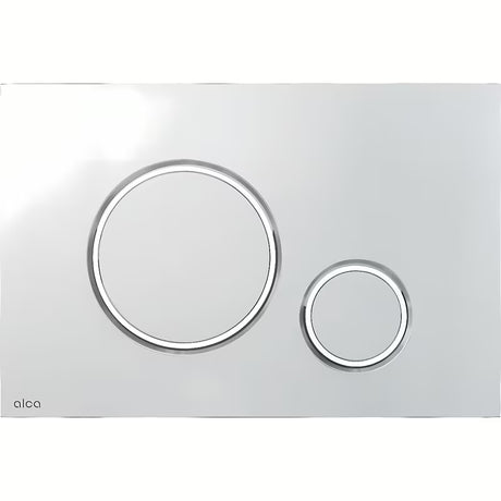 Tipka za Aktiviranje Alca u izvedbi krom-mat pro predzidni instalacijski sustavi i vodokotlići pro za ugradnju u zid.