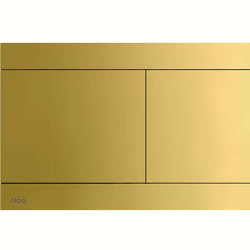 Tipka za Aktiviranje Alca Fun u mesing izvedbi s obradom Anti-fingerprint pro za instalacijske sustave Alcaplast.