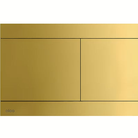 Tipka za Aktiviranje Alca Fun u mesing izvedbi s obradom Anti-fingerprint pro za instalacijske sustave Alcaplast.