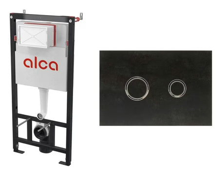 Podžbukni vodokotlić Alca gipsani modul za lagane zidove u setu s tipkom