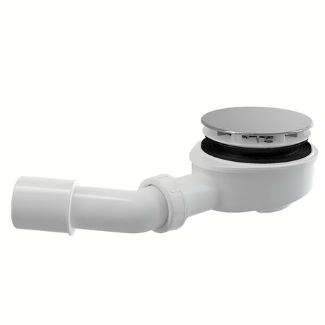 Sifon za tuš kadu s kromiranim plastičnim poklopcem pro odvodni otvor Ø 90 mm