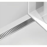 Nehrđajući tuš kanalica Alca Chrome 95 cm pro odvodnju tuševi u razini poda