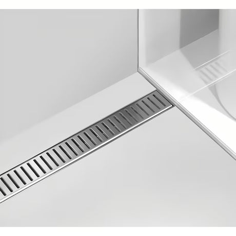 Nehrđajući tuš kanalica Alca Chrome 95 cm pro odvodnju tuševi u razini poda