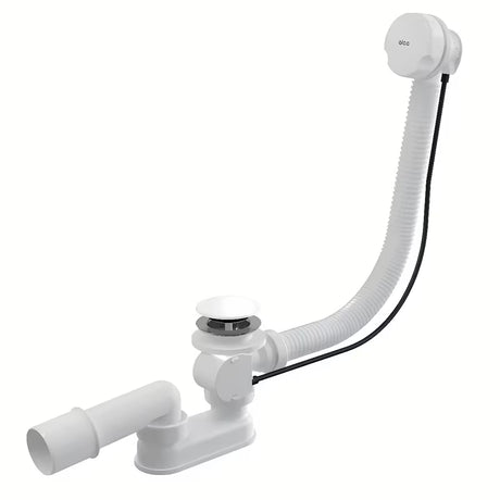 Odljevno preljevna Garnitura Za Kadu Alca pro standardni kade s odvodnim otvorom Ø52 mm i preljevom do 80 cm.