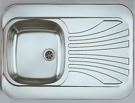 Inox sudoper  Alveus Classic 30 s ocjeđivačem i desnom posudom pro ugradnja na radnu ploču