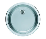 Okrugli nehrđajući sudoper  Alveus Form 10 pro za ugradnju u radnu ploču