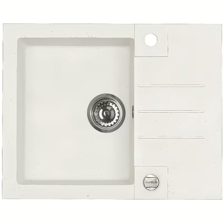 Granitni sudoper  Alveus na radnu ploču 595 x 475 mm u izvedbi White 11