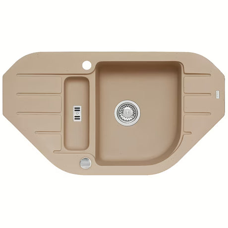 Bežični granitni sudoper  Alveus 900 x 500 mm s tuš kadom pro gornja montaža