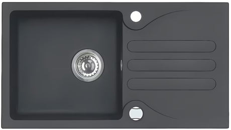 Granitni sudoper  Alveus s ocjeđivačem 77 x 43 cm u crnoj boji Black 91