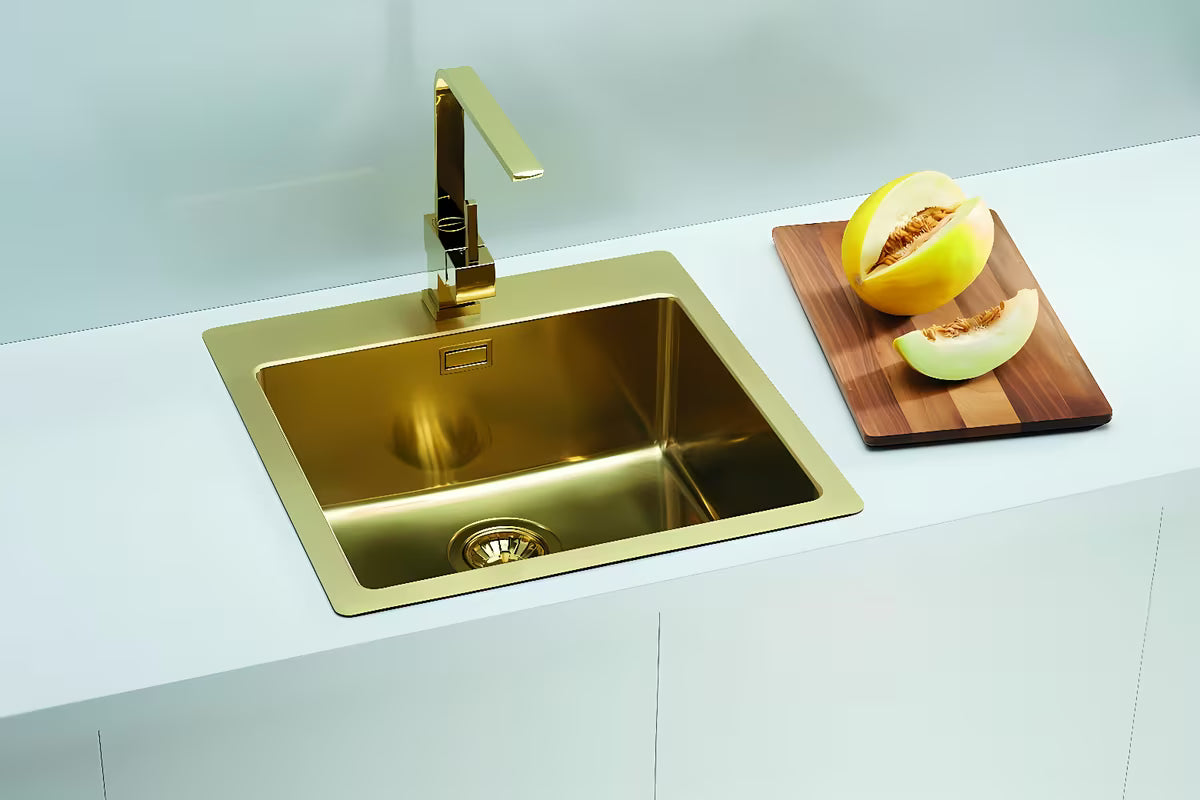 Inox kuhinjski jednostruki sudoper Alveus Pure 30 bez ocjeđivača pro ugradnja na radnu ploču
