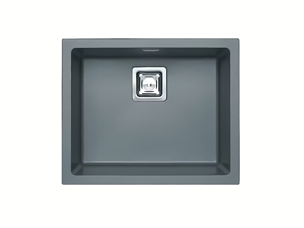 Granitni sudoper  Alveus Quadrix 50 na radnu ploču u izvedbi steel