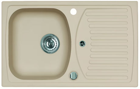 Bež granitni sudoper  Alveus Record 30 s ocjedom i otvorom pro slavinu