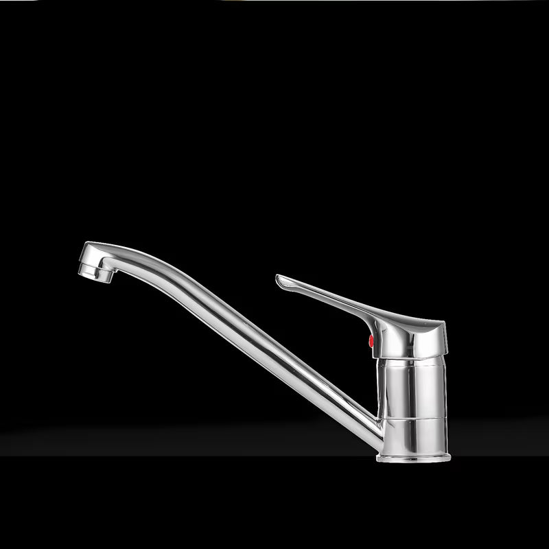 Kromirana jednoručna baterija miješalica za sudoper Alveus Riviera s okretnim izljevom