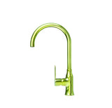 Zlatna jednoručna baterija stojeća miješalica za sudoper Alveus Slim Monarch s okretnim izljevom