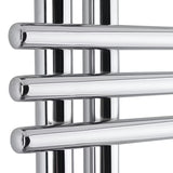 Kromirani kombinirani radijator Anima Cornelius 50x130 cm sa središnjim priključkom 50 mm