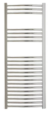 Električni radijator Anima Marcus u krom izvedbi, 45x111,8 cm, s grijaćim štapom i termostatom.