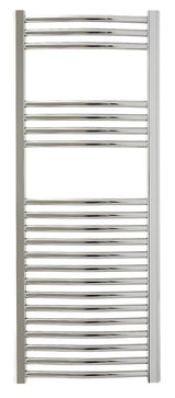 Kombinirani kupaonski radijator Anima Marcus 450x1118 mm u krom izvedbi sa zaobljenim profilom.