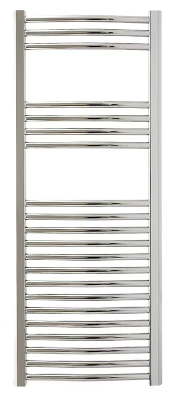 Kombinirani kupaonski radijator Anima Marcus 450x1118 mm u krom izvedbi sa zaobljenim profilom.