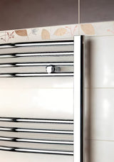 Kombinirani kupaonski radijator Anima Marcus 600x1760 mm u izvedbi chrome sa zaobljenim profilom.