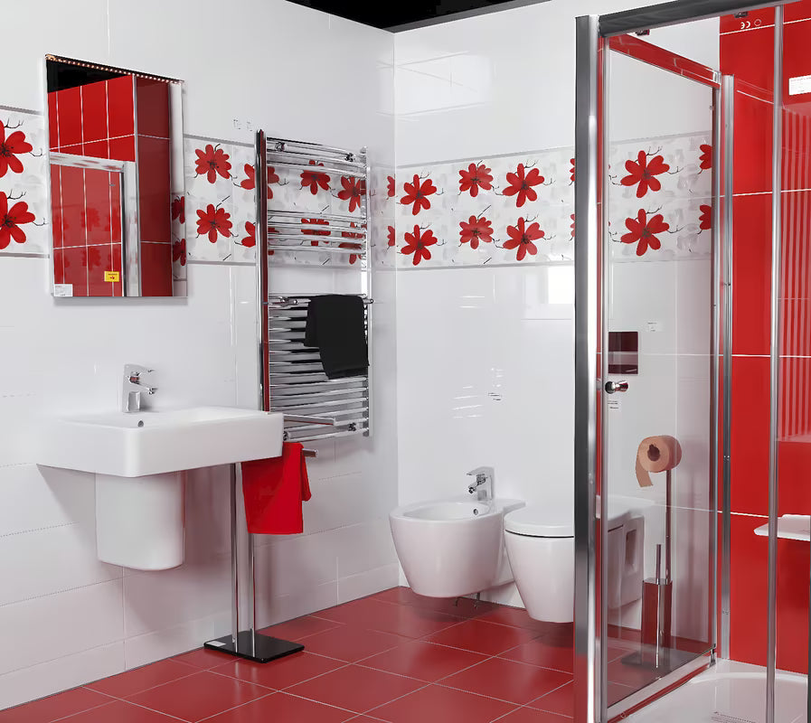 Kombinirani kupaonski radijator Anima Marcus 600x1760 mm u izvedbi chrome sa zaobljenim profilom.