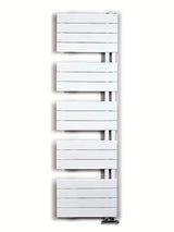 Bijeli kombinirani kupaonski radijator Anima Oliver 45x151 cm pro za grijanje i sušenje ručnika.