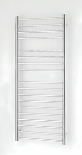 Kombinirani kupaonski radijator Anima Paul 60x120 cm u izvedbi od poliranog nehrđajućeg čelika chrome.