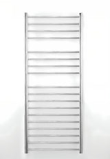 Kombinirani kupaonski radijator Anima Paul 150x60 cm u izvedbi chrome od poliranog nehrđajućeg čelika.