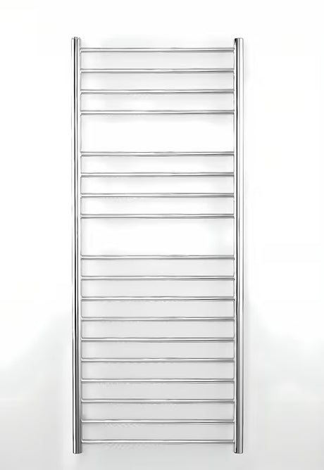 Kombinirani kupaonski radijator Anima Paul 150x60 cm u izvedbi chrome od poliranog nehrđajućeg čelika.