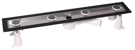 Nehrđajući tuš kanalica Anima 80 cm u sjajnoj kromiranoj izvedbi pro moderni tuš kabina.